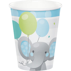 Enchanting Elephants Boy Hot/Cold Cups 9Oz. 8ct by Creative Converting