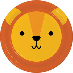 Animal Faces Dessert Plate, Lion 8ct by Creative Converting