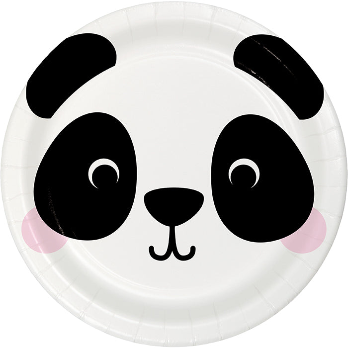 Animal Faces Dinner Plate, Panda 8ct by Creative Converting