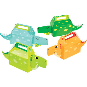 Boy Dino Party Treat Box 3D 4ct by Creative Converting