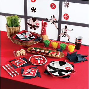 Karate Party Dessert Plate 8ct Party Supplies