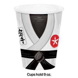 Karate Party Hot/Cold Cups 9Oz. 8ct Party Decoration