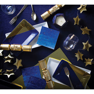 Stars And Gold Foil Beverage Napkins By Elise 24ct Party Supplies