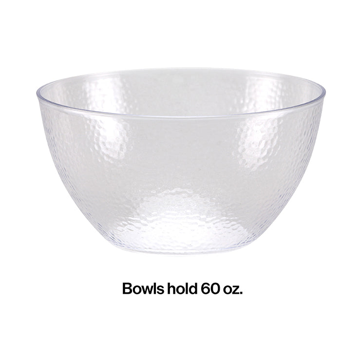 60 Oz. Clear Pebble Bowl