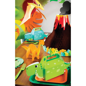 Boy Dino Party Treat Box 3D 4ct Party Supplies