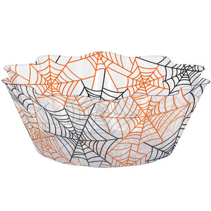 Spiderwebs 8 Inch Fluted Bowl by Creative Converting