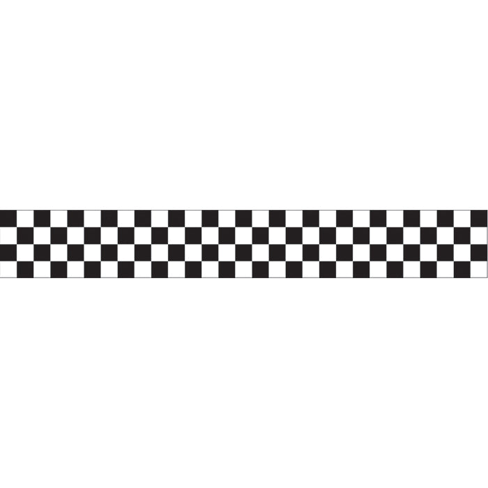 Black And White Check Streamer by Creative Converting