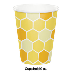 Bumblebee Baby Hot/Cold Paper Cups 9 Oz., 8 ct Party Decoration