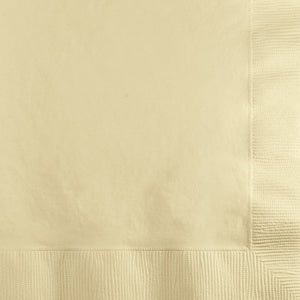 Ivory Beverage Napkin, 3 Ply, 50 ct by Creative Converting