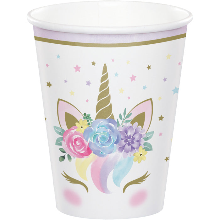 Unicorn Baby Shower Paper Cups, Pack Of 8 by Creative Converting