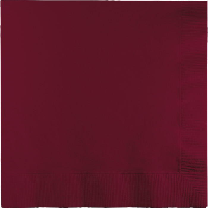 Burgundy Luncheon Napkin 2Ply, 50 ct by Creative Converting