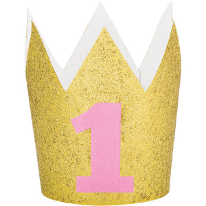 1st Birthday Girl Crown by Creative Converting