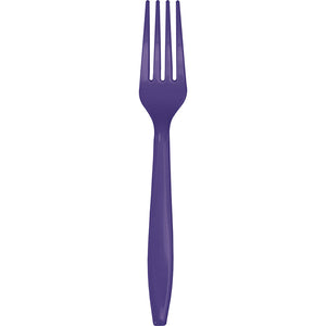 Purple Plastic Forks, 24 ct by Creative Converting