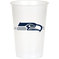 Seattle Seahawks Plastic Cup, 20Oz, 8 ct