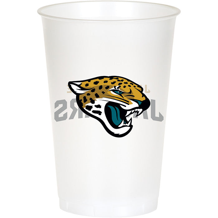 Jacksonville Jaguars Plastic Cup, 20Oz, 8 ct by Creative Converting