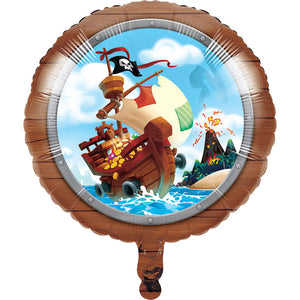 Pirate Treasure Metallic Balloon 18" by Creative Converting