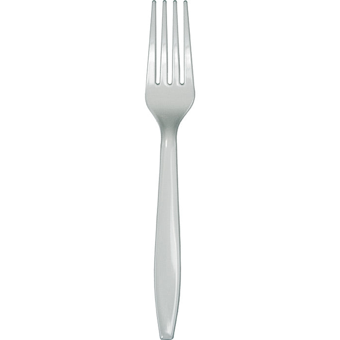 Shimmering Silver Plastic Forks, 50 ct by Creative Converting
