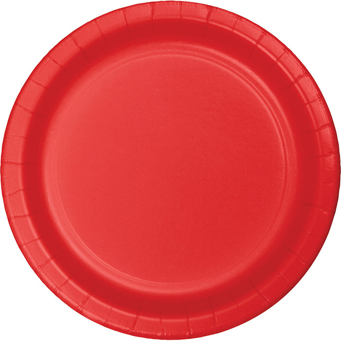 Classic Red Paper Plates, 75 ct