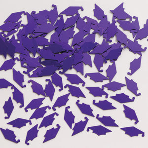 Purple Graduation Mortarboard Confetti, 0.5 oz by Creative Converting