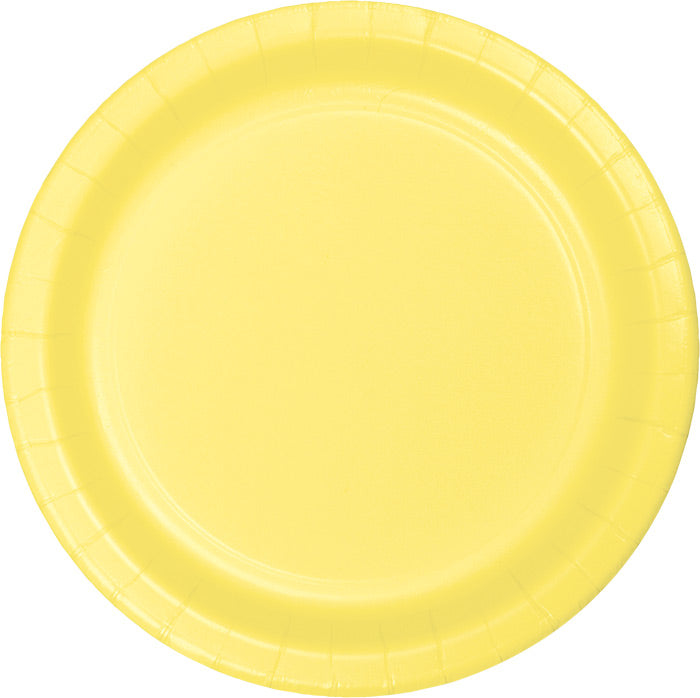 Mimosa Yellow Paper Plates, 24 ct by Creative Converting