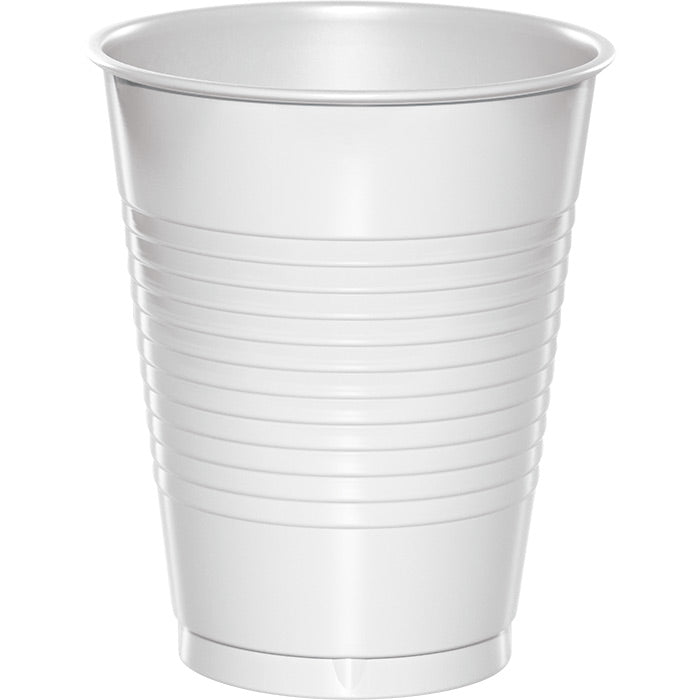 Creative Converting White Premium Plastic Cups 16 Oz., 20 ct