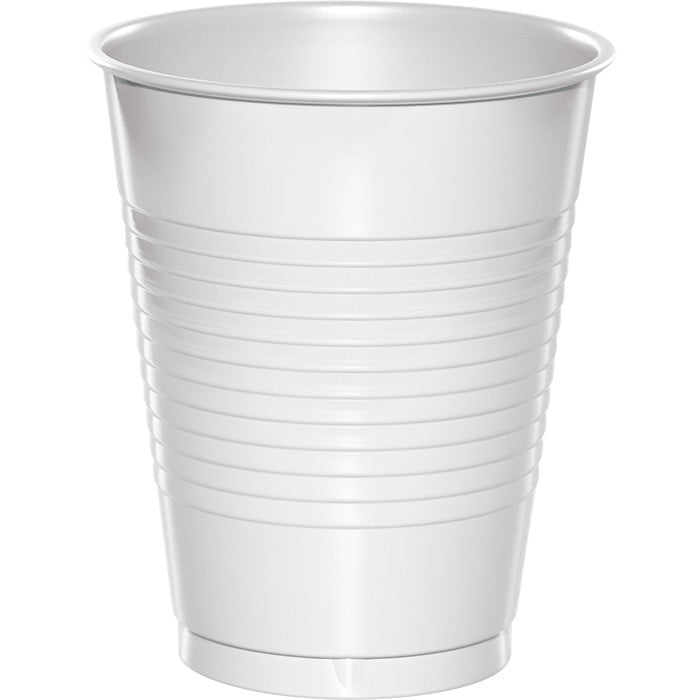 White Premium Plastic Cups 16 Oz., 20 ct by Creative Converting