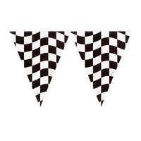 Black And White Check Banner by Creative Converting