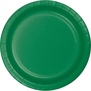 Emerald Green Paper Plates, 8 ct by Creative Converting