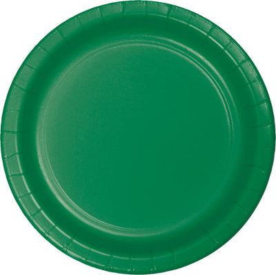 Emerald Green Paper Plates (24/Pkg)