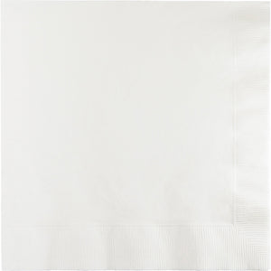 White Dinner Napkins 3Ply 1/4Fld, 25 ct by Creative Converting