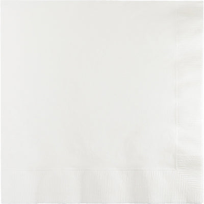 White Dinner Napkins 3Ply 1/4Fld (25/Pkg)