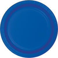 Cobalt Blue Paper Plates, 24 ct by Creative Converting