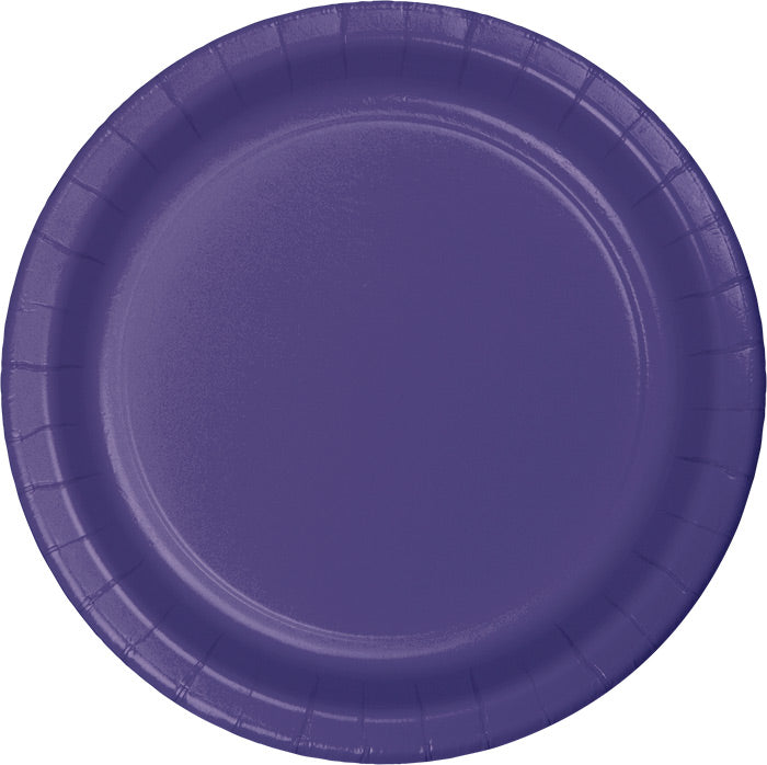Purple Paper Plates, 24 ct by Creative Converting
