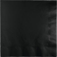 Black Velvet Dinner Napkins 3Ply 1/4Fld (25/Pkg)