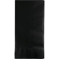 Black Velvet Dinner Napkins 2Ply 1/8Fld (50/Pkg)