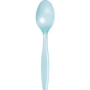 Pastel Blue Plastic Spoons, 50 ct by Creative Converting