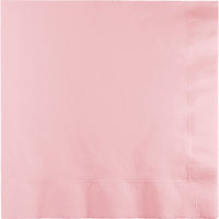 Classic Pink Dinner Napkins 3Ply 1/4Fld (25/Pkg)