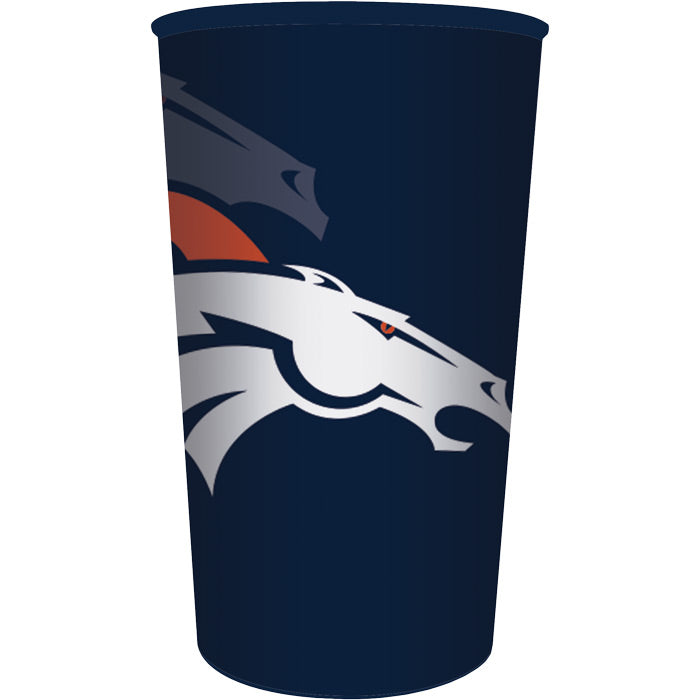 Denver Broncos Plastic Cup, 22 Oz by Creative Converting