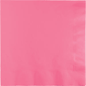 Candy Pink Dinner Napkins 3Ply 1/4Fld, 25 ct by Creative Converting