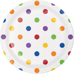 Dots & Stripes Dessert Plates, 8 ct by Creative Converting