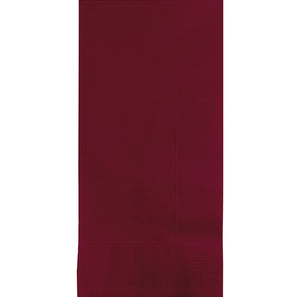 Burgundy Dinner Napkins 2Ply 1/8Fld, 100 ct by Creative Converting