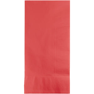 Coral Dinner Napkins 2Ply 1/8Fld, 50 ct by Creative Converting