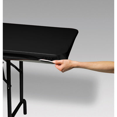 Stay Put Tablecover Black, 29" X 72" by Creative Converting