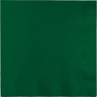Hunter Green Dinner Napkins 3Ply 1/4Fld (25/Pkg)