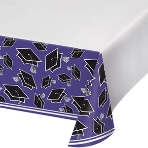 Purple Graduation Table Cover by Creative Converting
