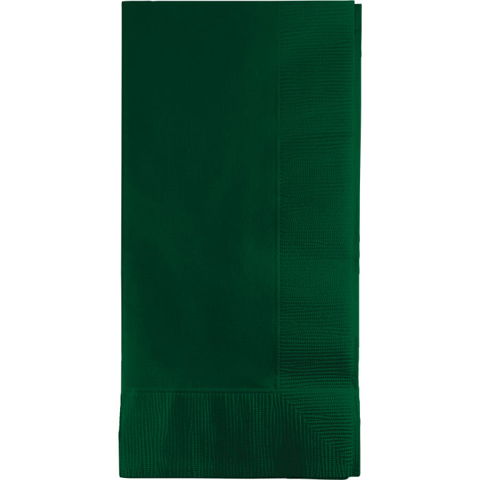 Hunter Green Dinner Napkins 2Ply 1/8Fld, 50 ct by Creative Converting