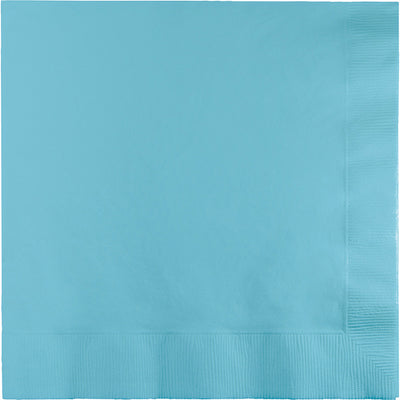 Pastel Blue Dinner Napkins 3Ply 1/4Fld (25/Pkg)