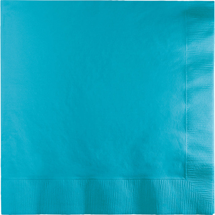 Bermuda Blue Dinner Napkins 3Ply 1/4Fld, 25 ct by Creative Converting