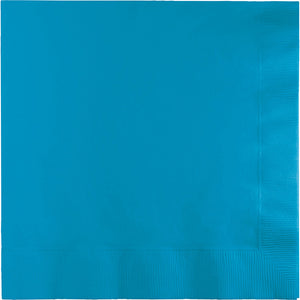 Turquoise Dinner Napkins 3Ply 1/4Fld, 25 ct by Creative Converting