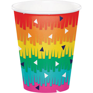 Fiesta Fun Hot/Cold Paper Cups 9 Oz., 8 ct by Creative Converting